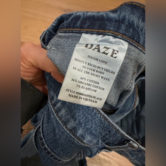 DAZE Denim Far Out High Rise Wide Leg Jeans – Play Date, Women’s Size 27 - Picture 10 of 16